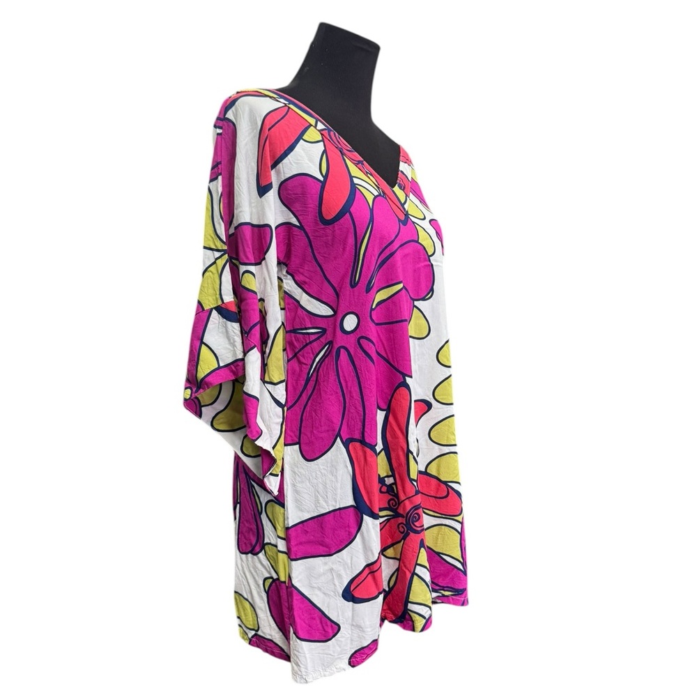 🌺 Vintage Manuheali‘i XS Dress – Bold Hawaiian Floral 🌺 - Picture 3 of 12